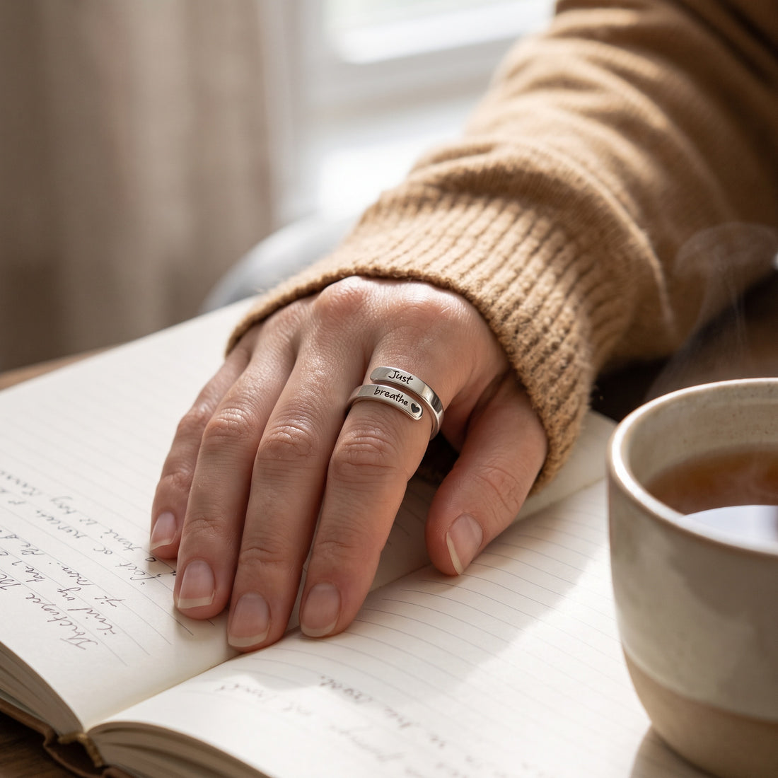 Just Breathe Ring
