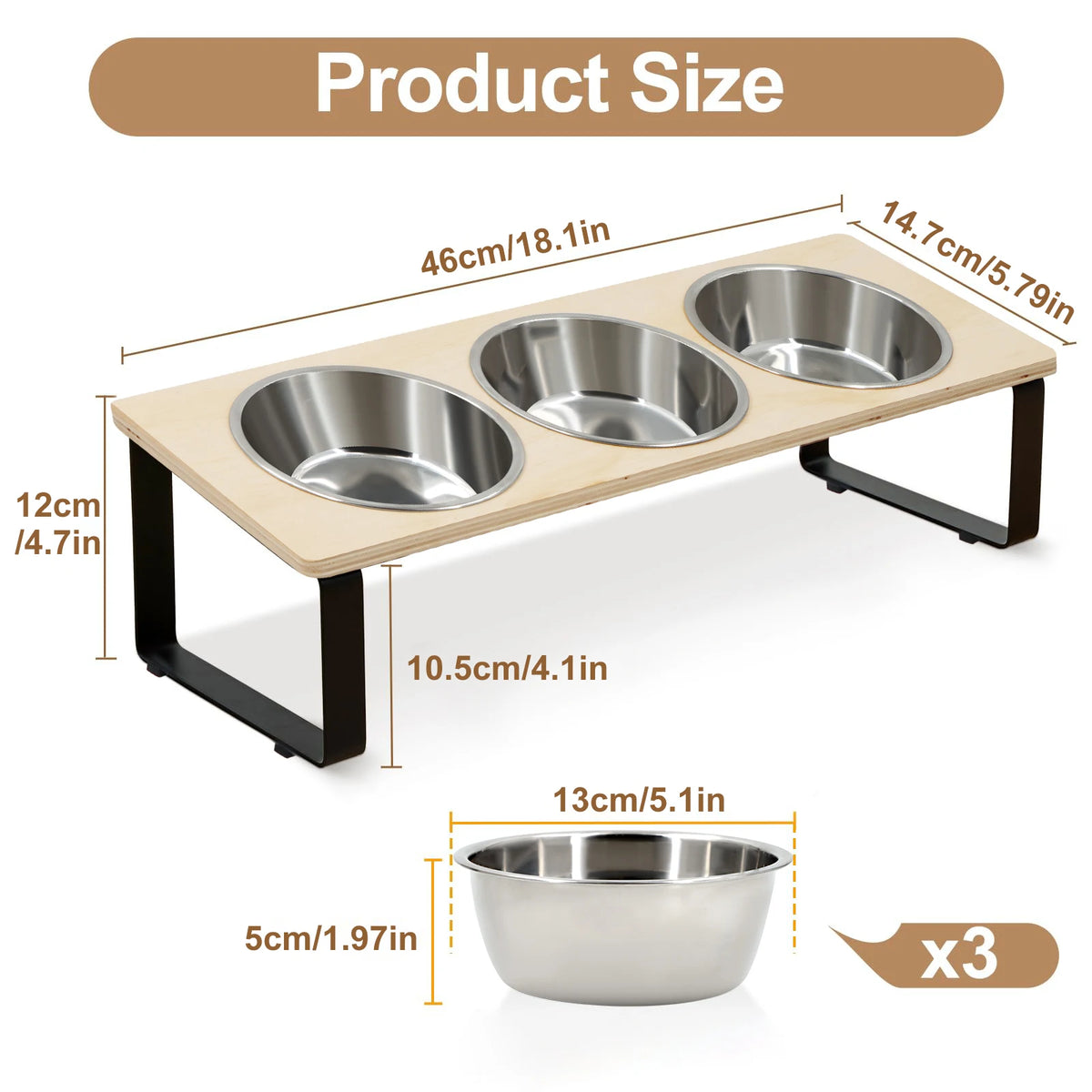 Bowl stand dimensions