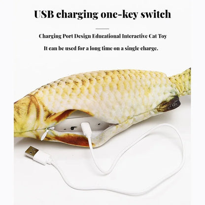 USB charging port inside the fish