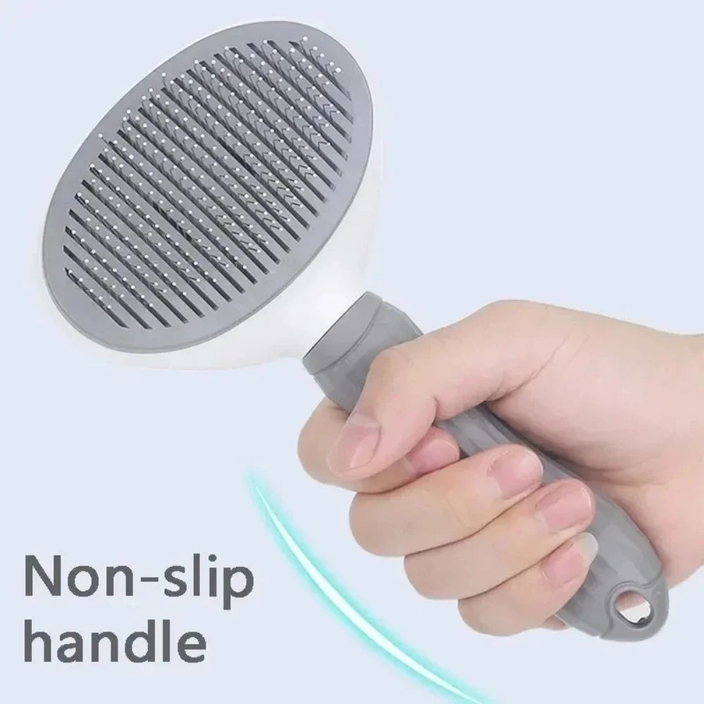 Brush in hand showing the non-slip grip