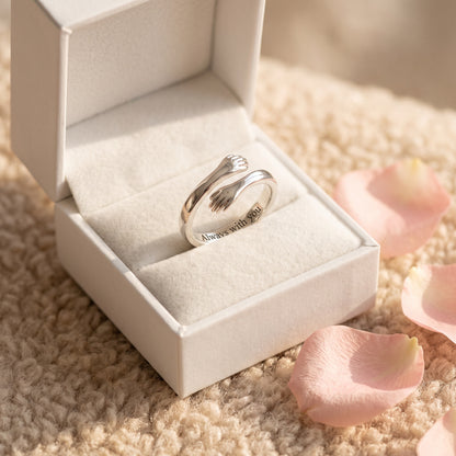 My Precious Daughter hug ring in its gift box