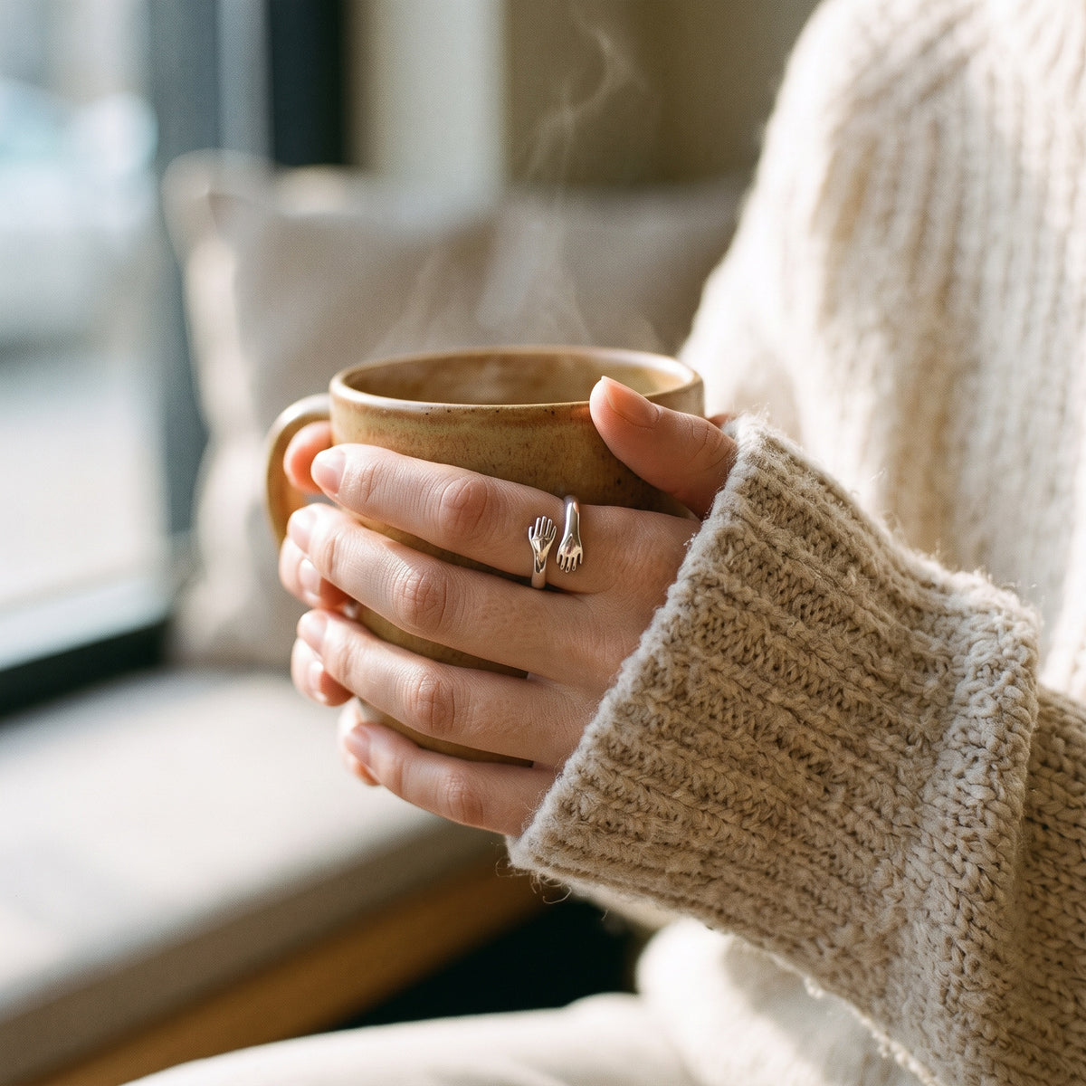 Hug ring worn every day