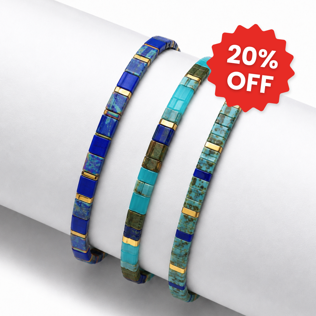 Deep Sea (Set of 3 Miyuki Bracelets)