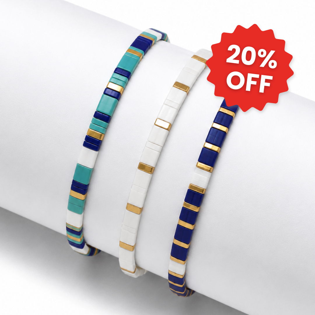 Marina (Set of 3 Miyuki Bracelets)