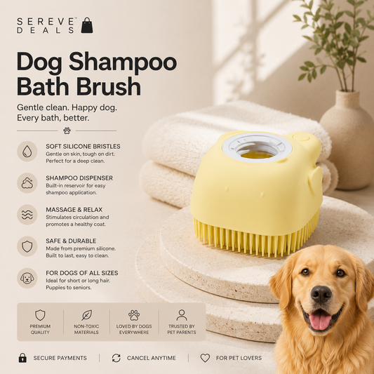 SEREVE Shampoo Bath Brush